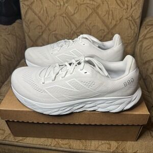 New Balance Fresh Foam X 880v14 Men's Running Shoe White/Silver Size 10.5 D EUC!